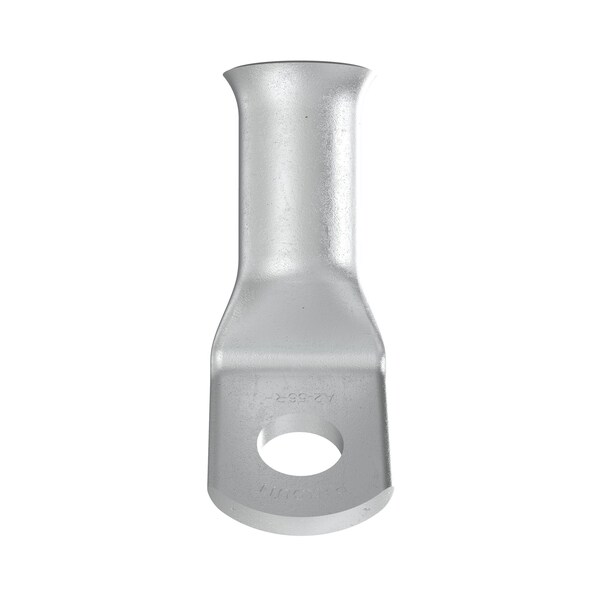 One-Hole Compression Lug, 0.31 in Stud, Standard Barrel, Copper, None, 100 PK